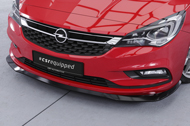 Lame de parechoc avant pour Opel Astra K hatchback / Sportstourer (préfacelift) (2015-2019) - Fabriqué en ABS (6 finitions au choix)