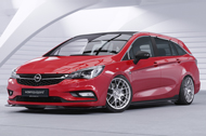 Lame de parechoc avant pour Opel Astra K hatchback / Sportstourer (préfacelift) (2015-2019) - Fabriqué en ABS (6 finitions au choix)
