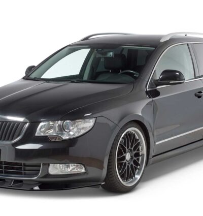Lame de parechoc avant pour Skoda Superb II préfacelift (2008-06/2013) - Fabriqué en ABS (6 finitions au choix)