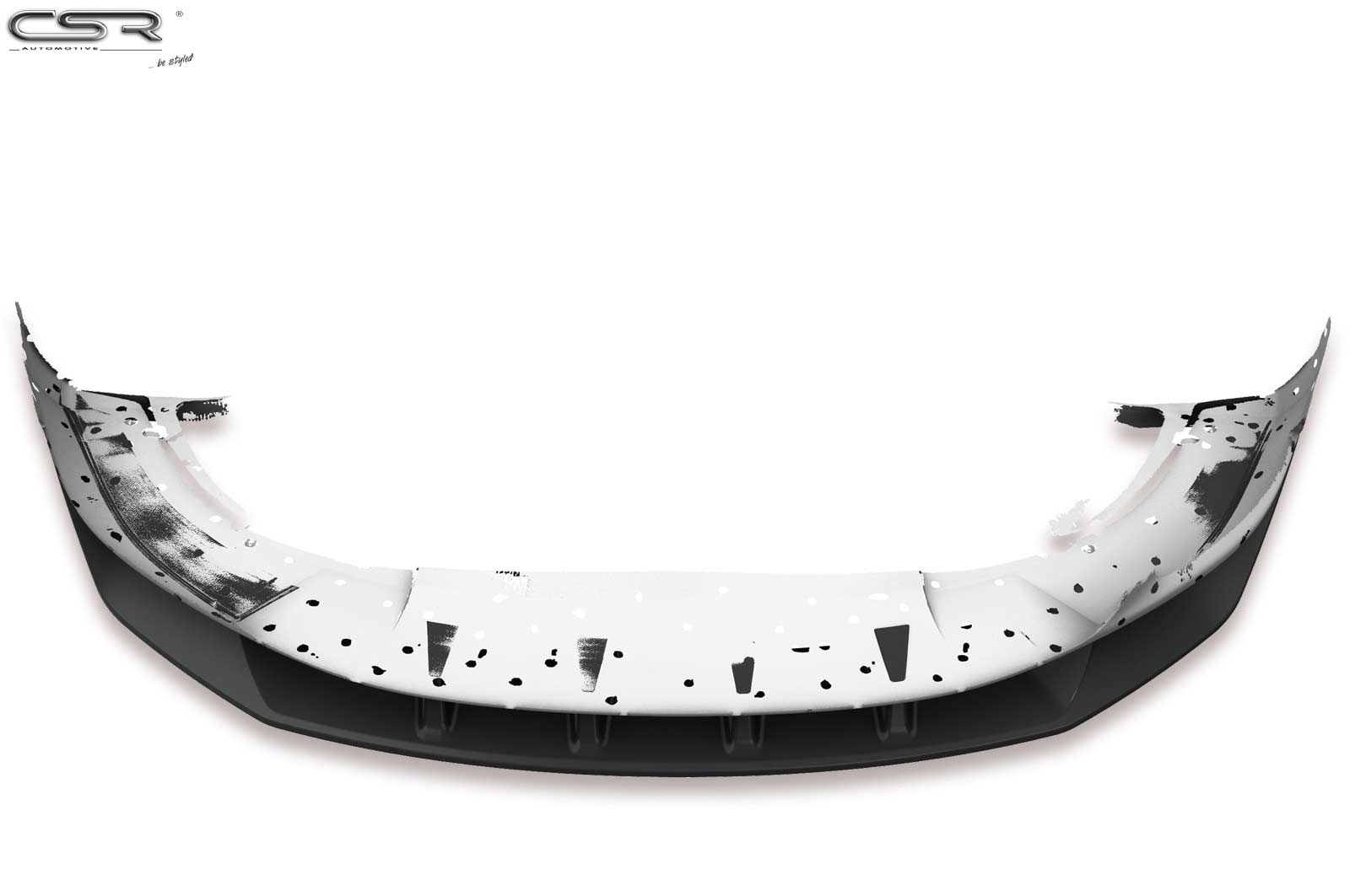 Lame de parechoc avant pour Skoda Superb II préfacelift (2008-06/2013) - Fabriqué en ABS (6 finitions au choix)