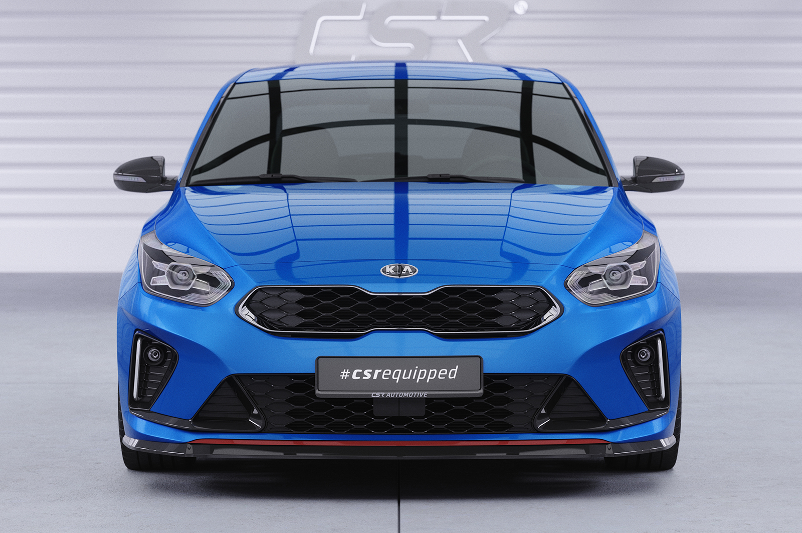 Lame de parechoc avant pour Kia Ceed (CD) GT (depuis 2018) - Fabriqué en ABS (6 finitions au choix)