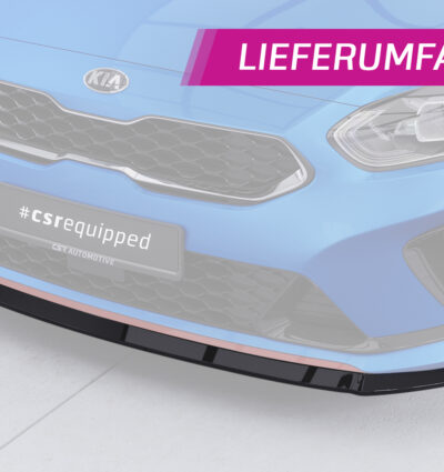 Lame de parechoc avant pour Kia Ceed (CD) GT (depuis 2018) - Fabriqué en ABS (6 finitions au choix)