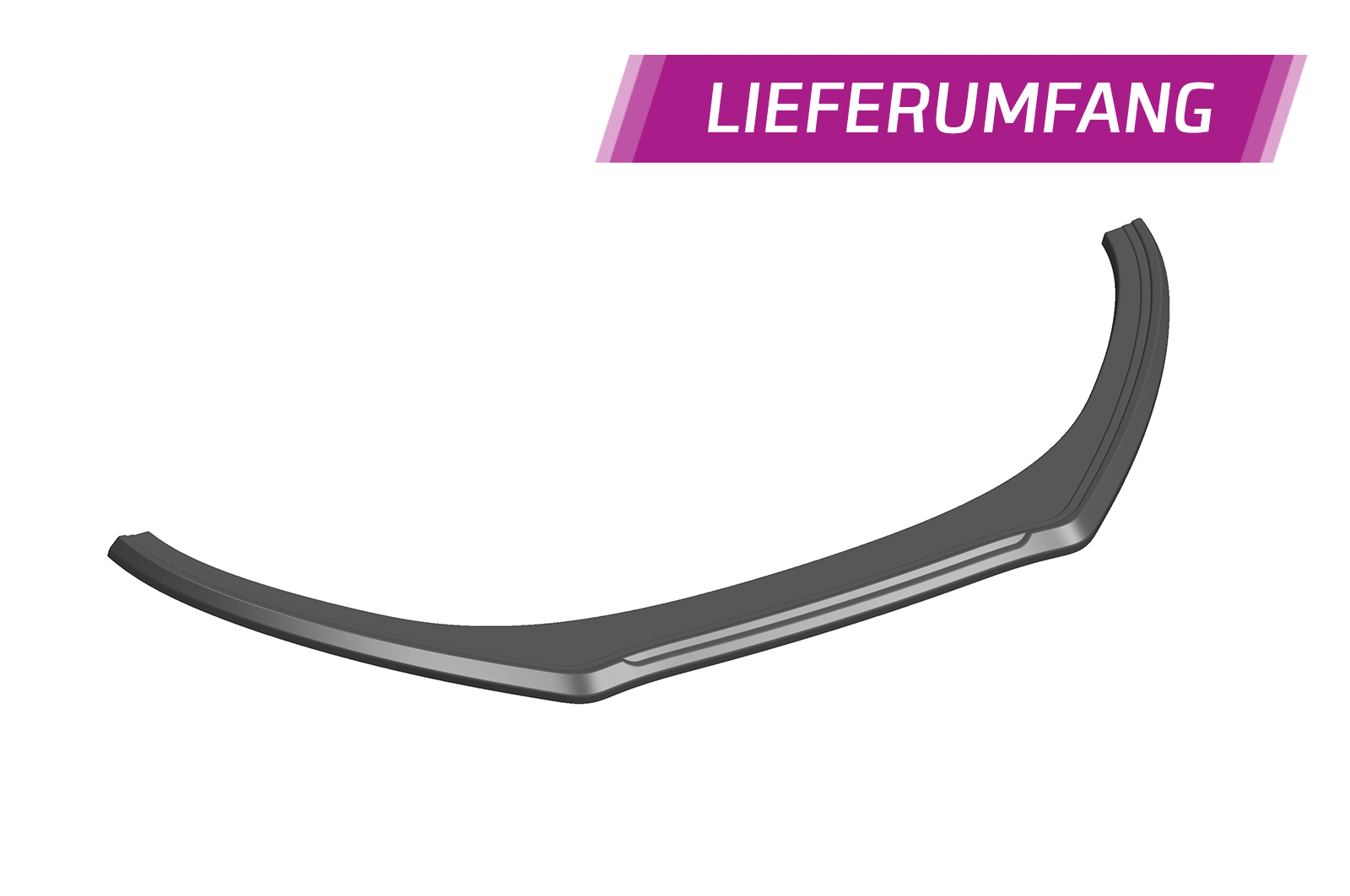 Lame de parechoc avant pour VW Polo V (Typ 6R) finition de base (préfacelift) (2009-2014) - Fabriqué en ABS (6 finitions au choix)