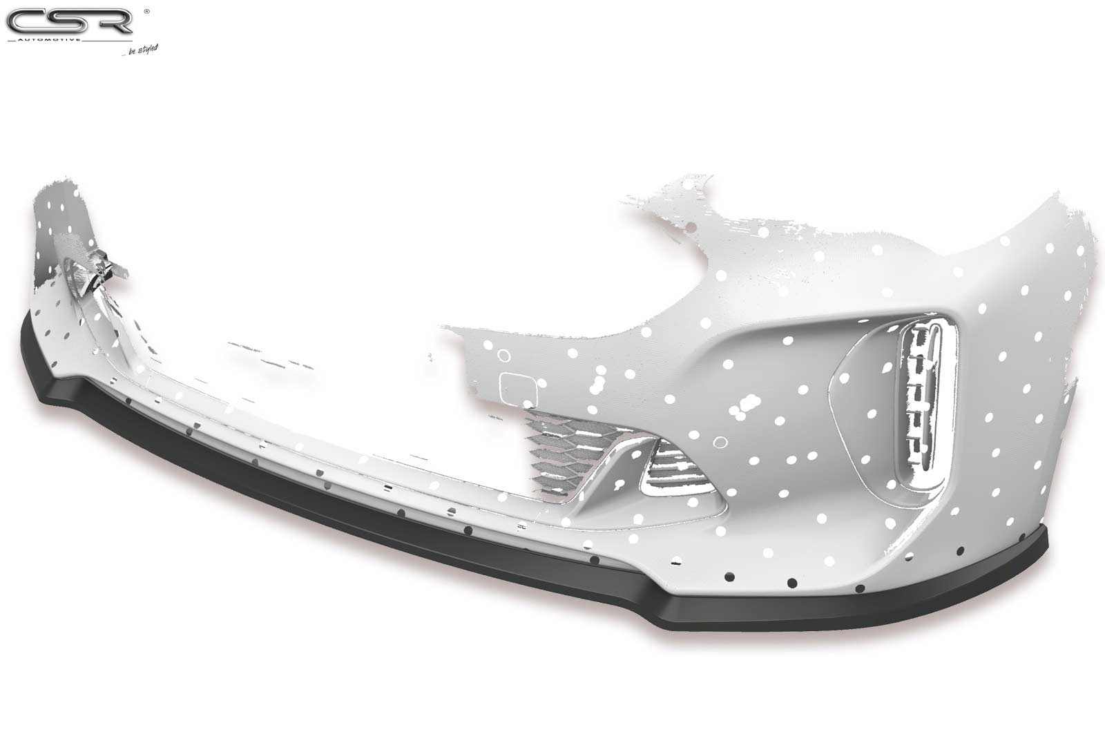 Lame de parechoc avant pour Kia Stinger GT (depuis 2017) - Fabriqué en ABS (6 finitions au choix)