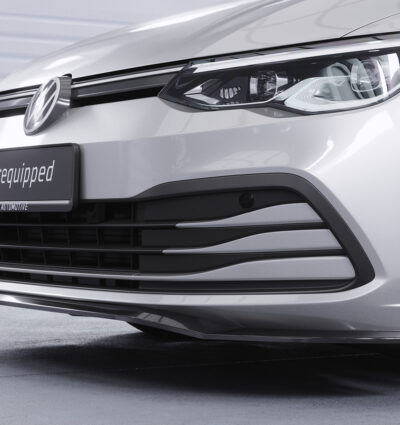 Lame de parechoc avant pour VW Golf 8 (Typ CD) finition de base (depuis 12/2019) - Fabriqué en ABS (6 finitions au choix)