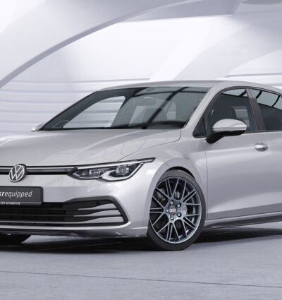 Lame de parechoc avant pour VW Golf 8 (Typ CD) finition de base (depuis 12/2019) - Fabriqué en ABS (6 finitions au choix)