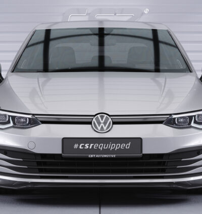 Lame de parechoc avant pour VW Golf 8 (Typ CD) finition de base (depuis 12/2019) - Fabriqué en ABS (6 finitions au choix)