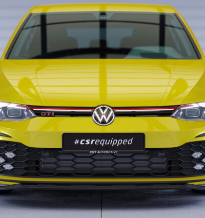 Lame de parechoc avant pour VW Golf 8 (Typ CD) GTI / GTD / GTE et R-Line (depuis 12/2019) - Fabriqué en ABS (6 finitions au choix)