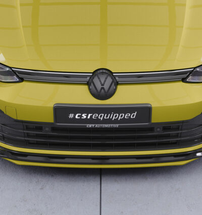 Lame de parechoc avant pour VW Golf 8 (Typ CD) GTI / GTD / GTE et R-Line (depuis 12/2019) - Fabriqué en ABS (6 finitions au choix)