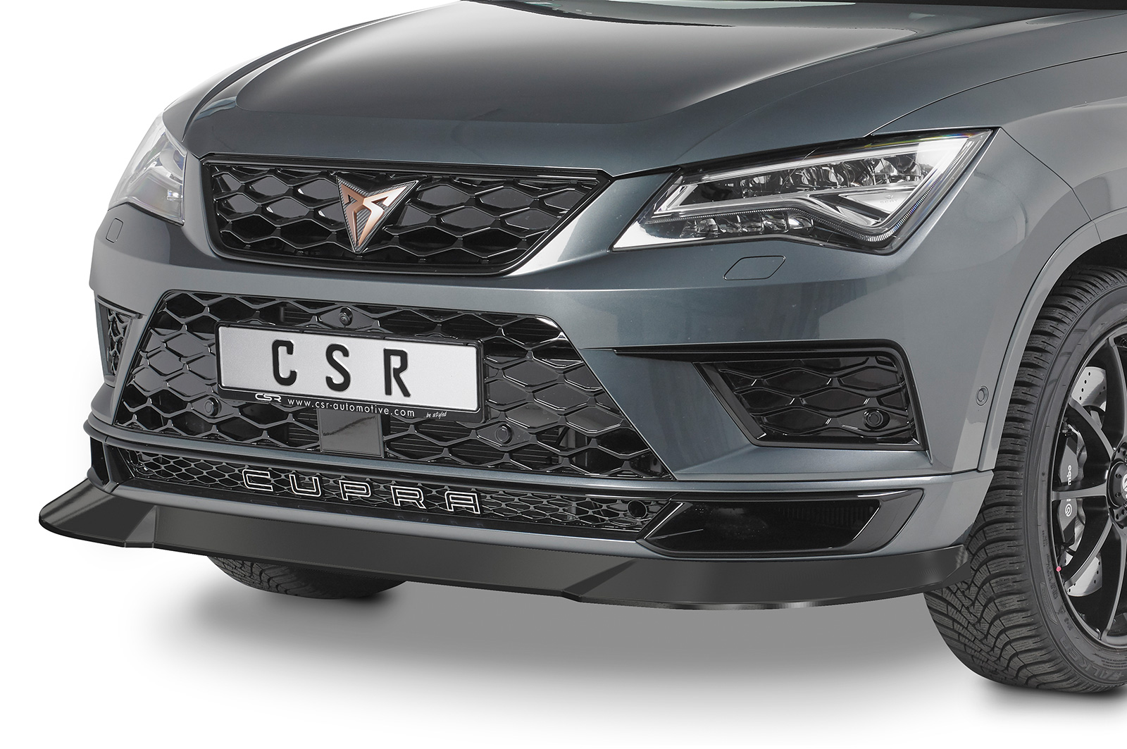 Lame de parechoc avant pour Cupra Ateca toutes carrosseries (préfacelift) (12/2018-11/2020) - Fabriqué en ABS (6 finitions au choix)