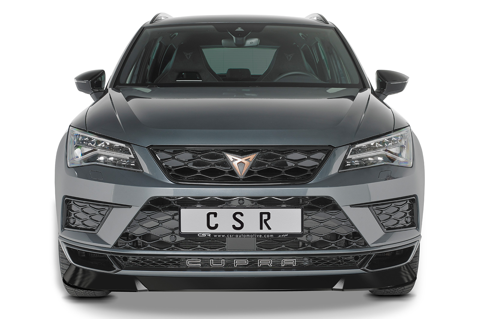 Lame de parechoc avant pour Cupra Ateca toutes carrosseries (préfacelift) (12/2018-11/2020) - Fabriqué en ABS (6 finitions au choix)