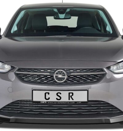 Lame de parechoc avant pour Opel Corsa F finition de base (depuis 07/2019) - Fabriqué en ABS (6 finitions au choix)