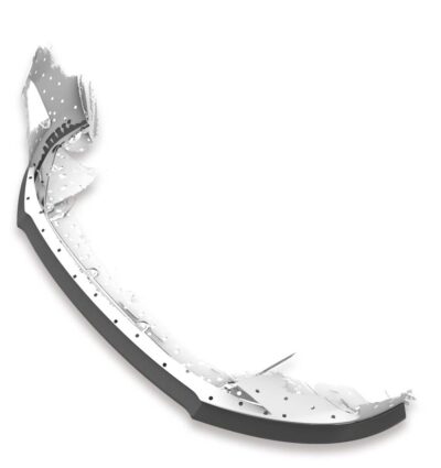 Lame de parechoc avant pour Opel Corsa F finition de base (depuis 07/2019) - Fabriqué en ABS (6 finitions au choix)