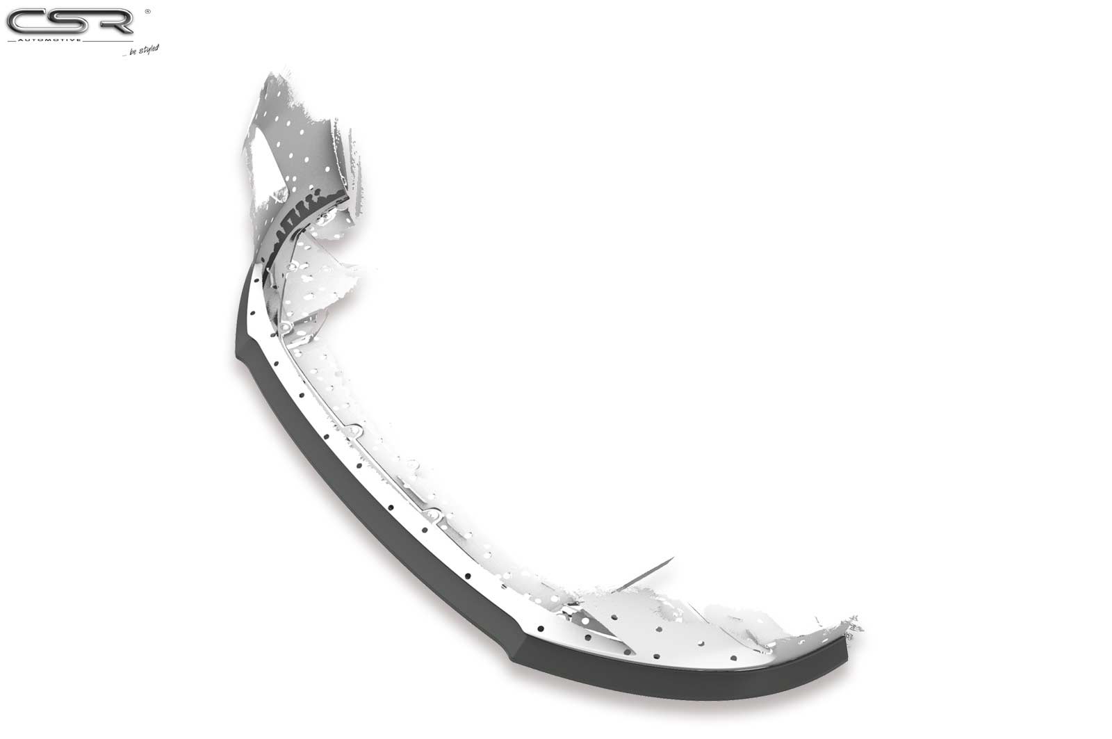 Lame de parechoc avant pour Opel Corsa F finition de base (depuis 07/2019) - Fabriqué en ABS (6 finitions au choix)