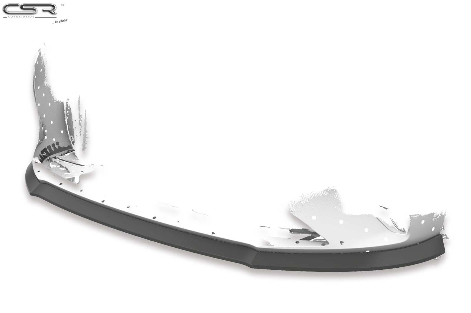 Lame de parechoc avant pour Opel Corsa F finition de base (depuis 07/2019) - Fabriqué en ABS (6 finitions au choix)