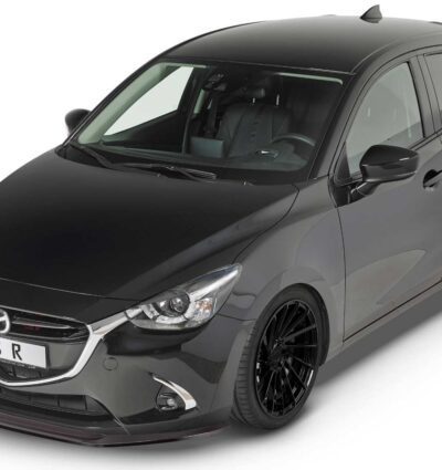 Lame de parechoc avant pour Mazda 2 (Typ DJ) préfacelift (11/2014-12/2019) - Fabriqué en ABS (6 finitions au choix)