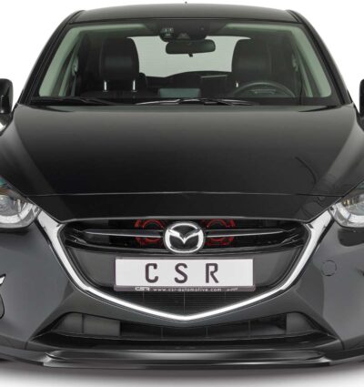 Lame de parechoc avant pour Mazda 2 (Typ DJ) préfacelift (11/2014-12/2019) - Fabriqué en ABS (6 finitions au choix)