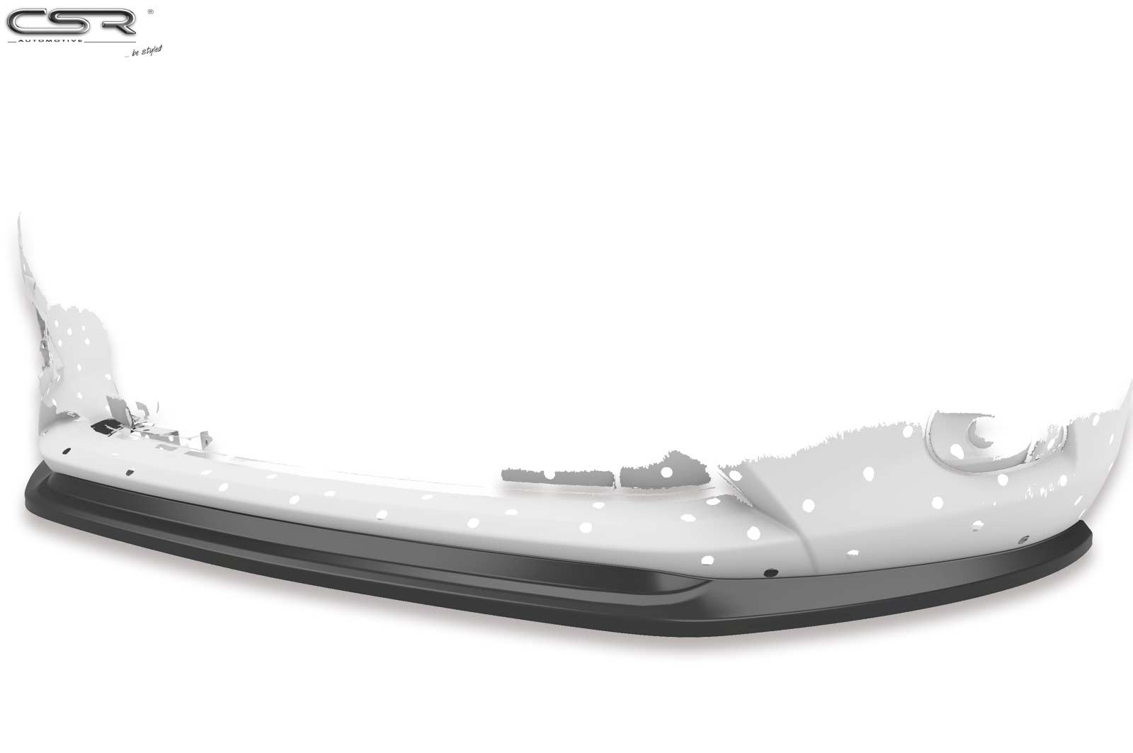 Lame de parechoc avant pour Mazda 2 (Typ DJ) préfacelift (11/2014-12/2019) - Fabriqué en ABS (6 finitions au choix)