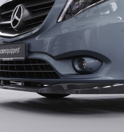 Lame de parechoc avant pour Mercedes-Benz Vito 447  (2014-2019) - Fabriqué en ABS (6 finitions au choix)