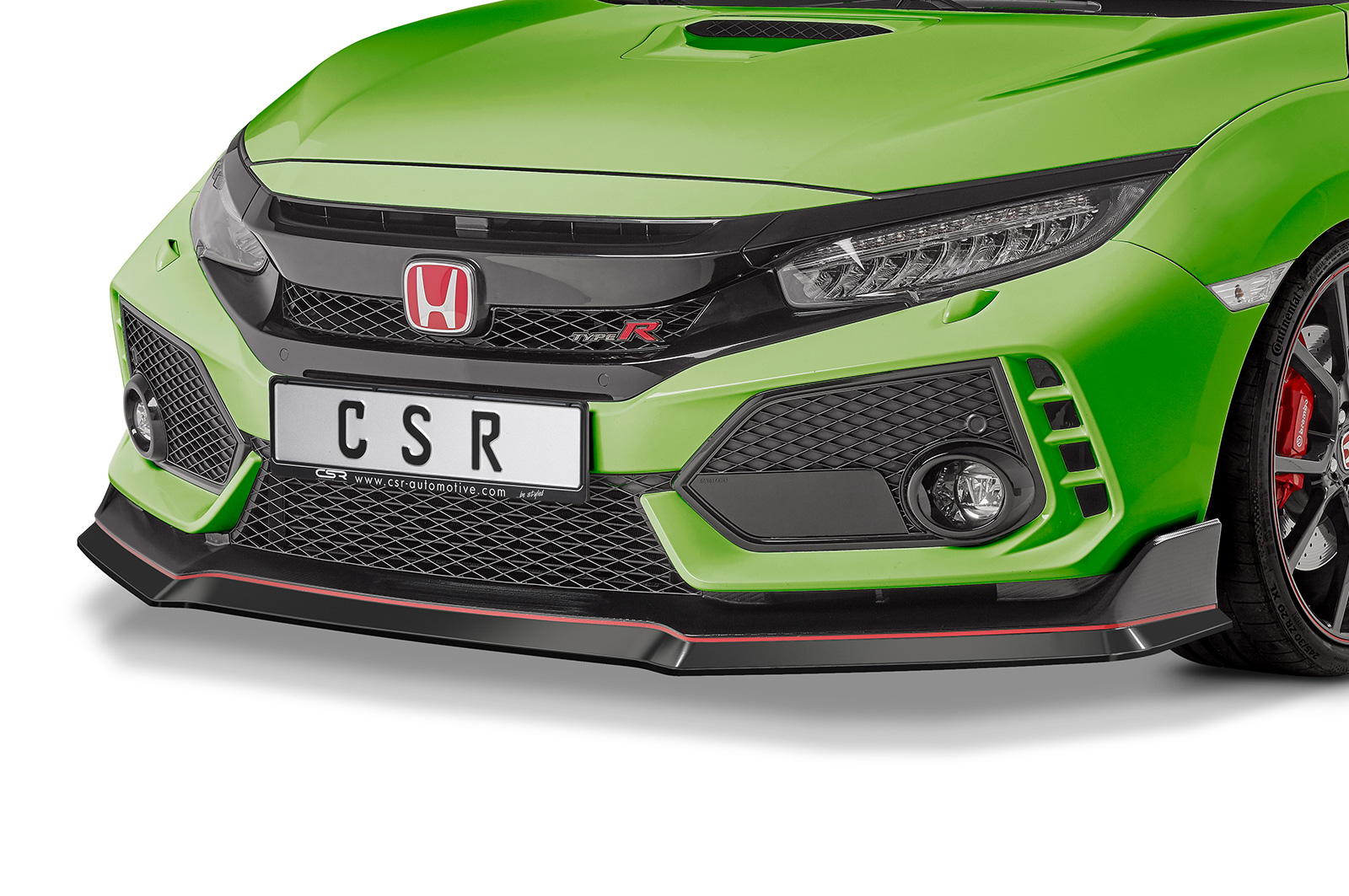 Lame de parechoc avant pour Honda Civic FK8 Type R (depuis 2017) - Fabriqué en ABS (6 finitions au choix)