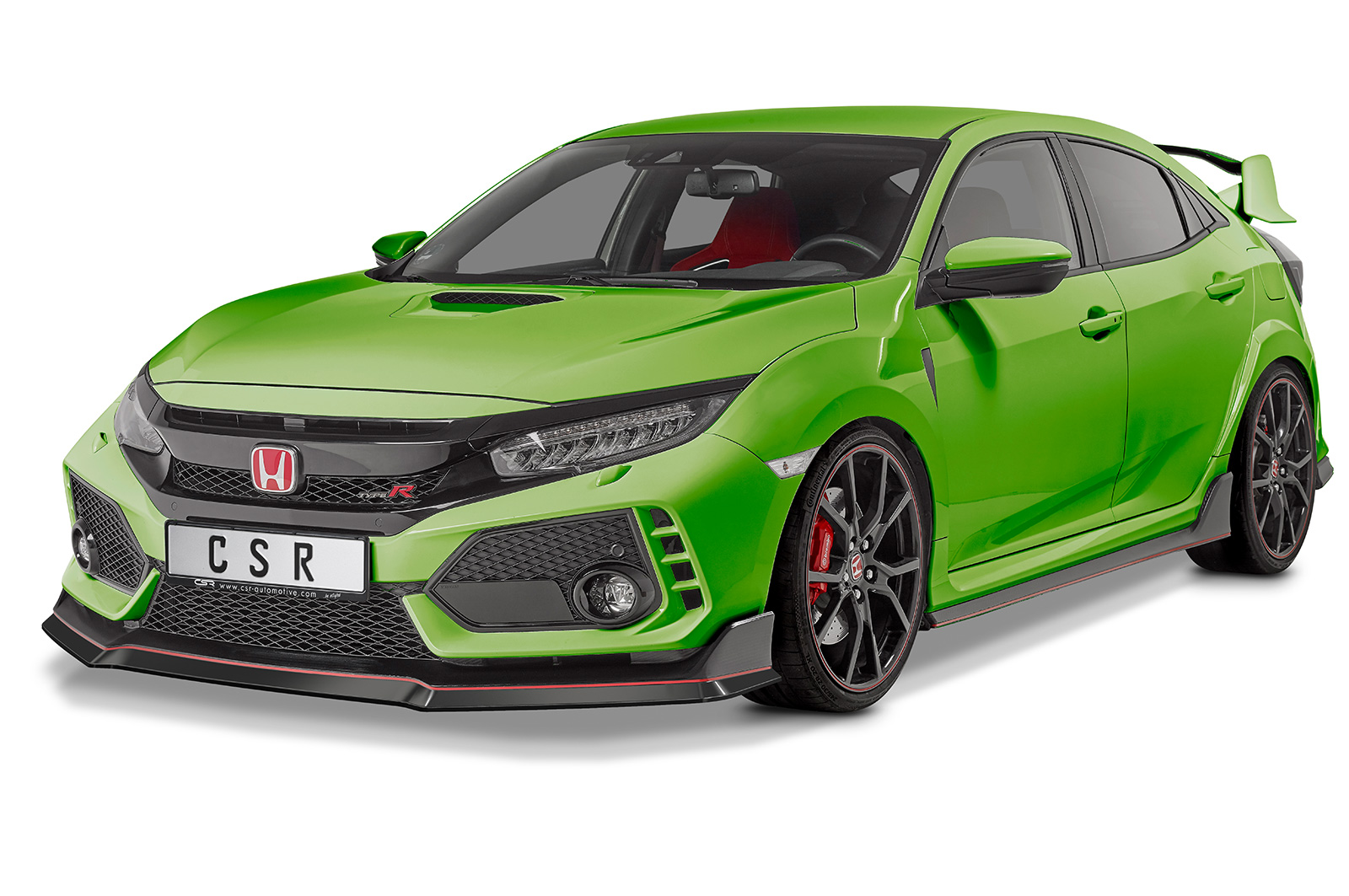 Lame de parechoc avant pour Honda Civic FK8 Type R (depuis 2017) - Fabriqué en ABS (6 finitions au choix)