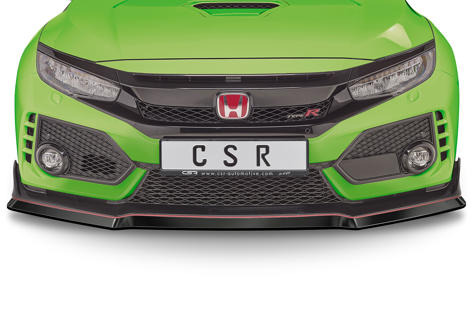 Lame de parechoc avant pour Honda Civic FK8 Type R (depuis 2017) - Fabriqué en ABS (6 finitions au choix)