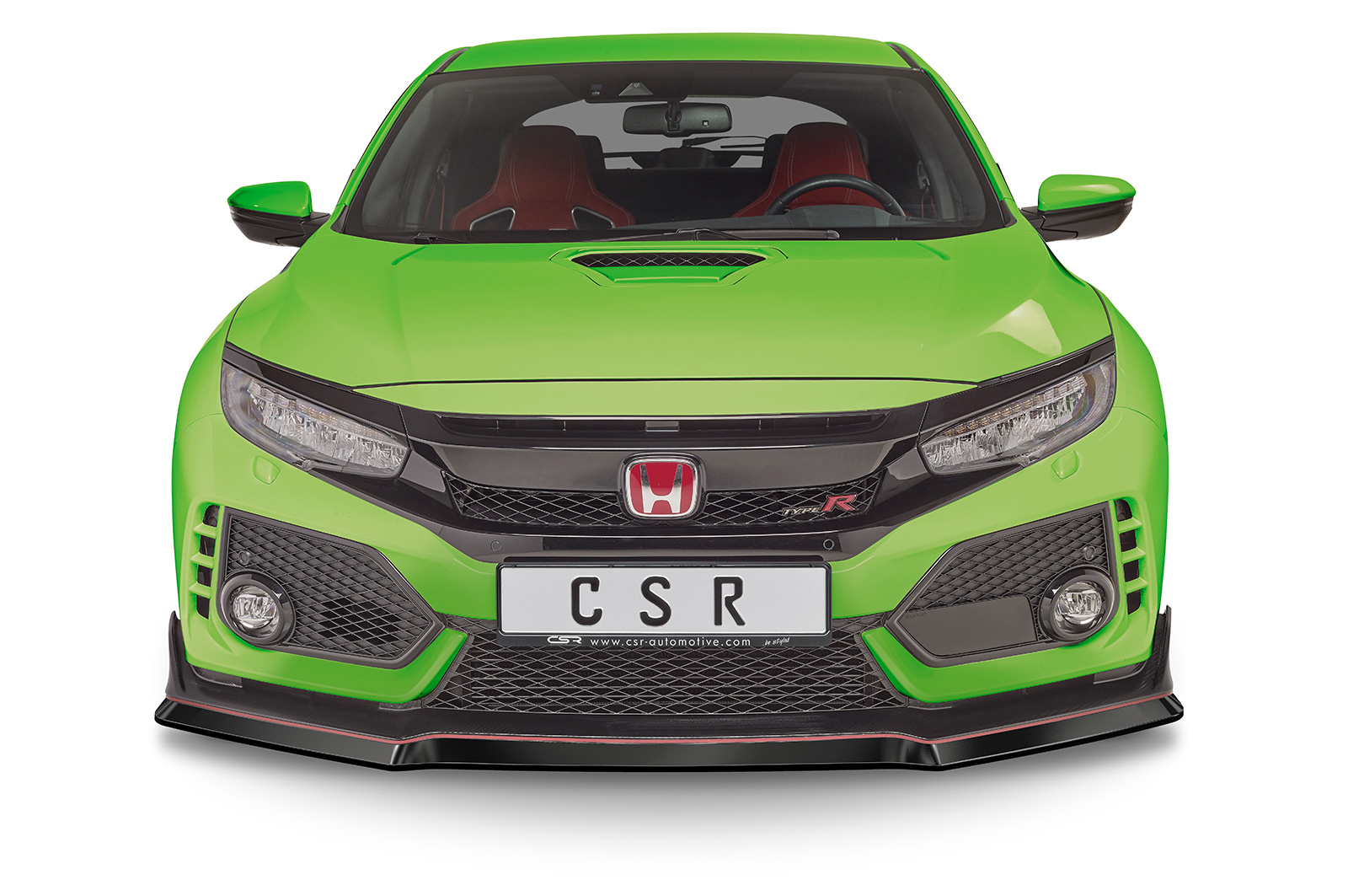 Lame de parechoc avant pour Honda Civic FK8 Type R (depuis 2017) - Fabriqué en ABS (6 finitions au choix)