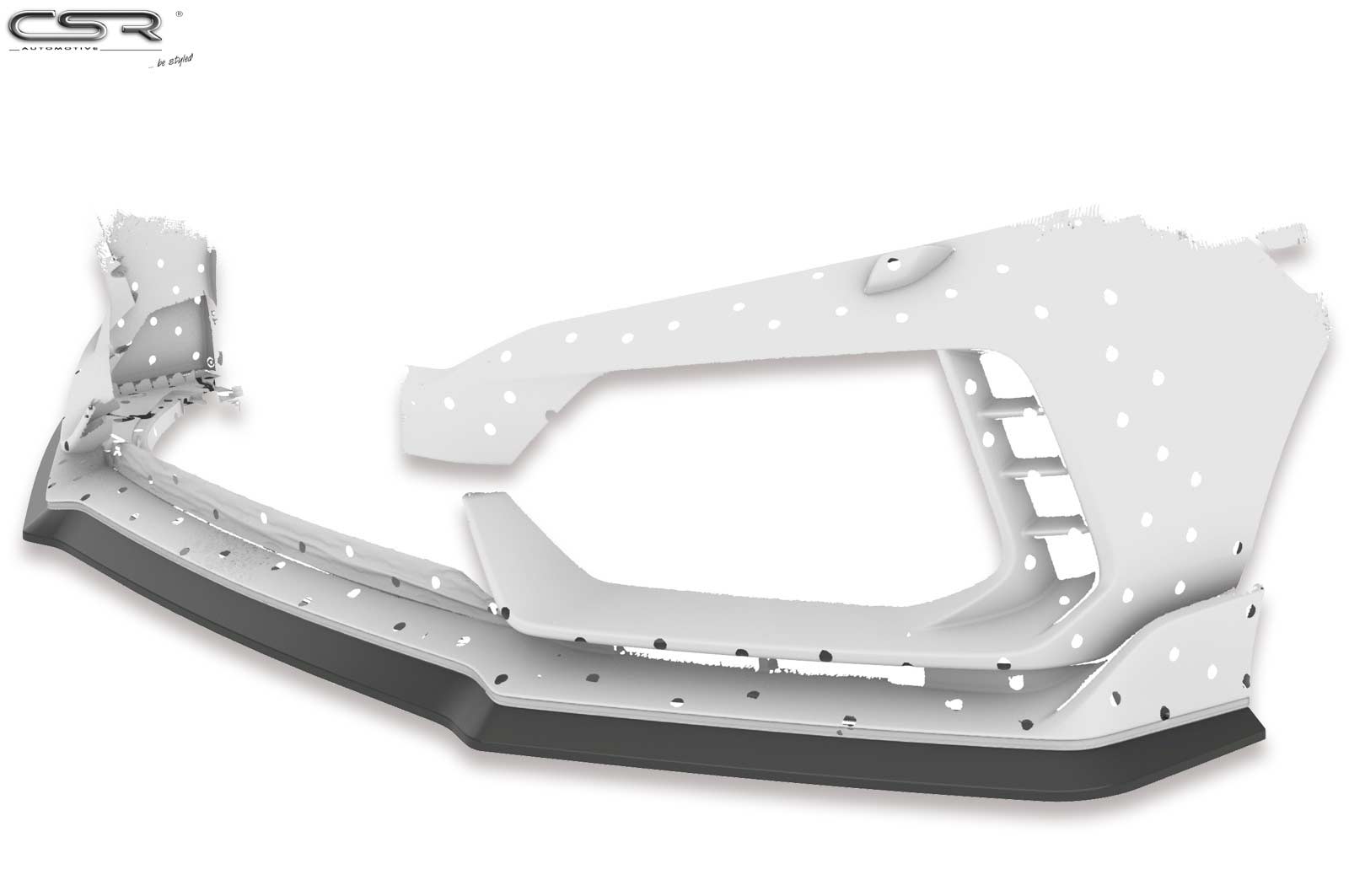 Lame de parechoc avant pour Honda Civic FK8 Type R (depuis 2017) - Fabriqué en ABS (6 finitions au choix)