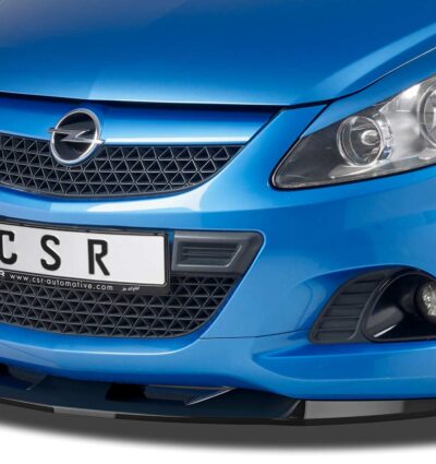 Lame de parechoc avant pour Opel Corsa D OPC (03/2007-10/2014) - Fabriqué en ABS (6 finitions au choix)