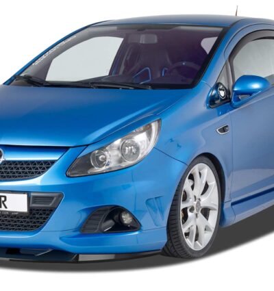 Lame de parechoc avant pour Opel Corsa D OPC (03/2007-10/2014) - Fabriqué en ABS (6 finitions au choix)