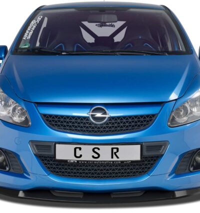 Lame de parechoc avant pour Opel Corsa D OPC (03/2007-10/2014) - Fabriqué en ABS (6 finitions au choix)