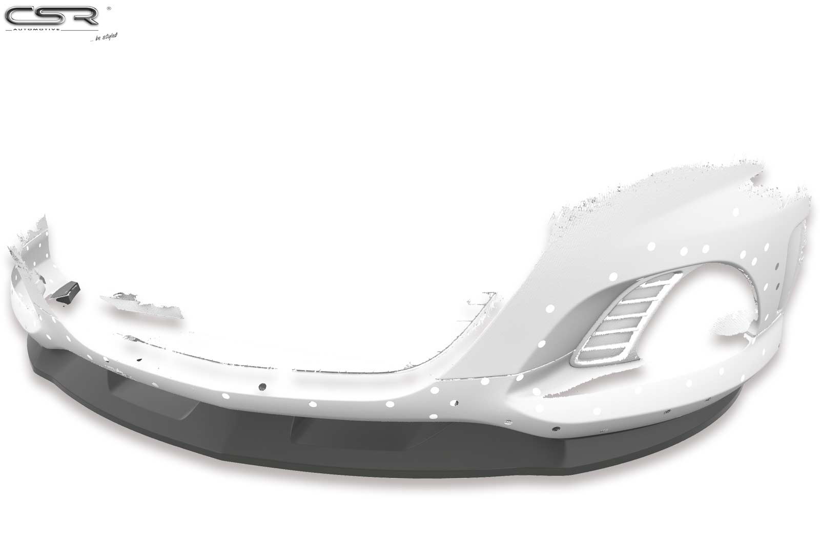 Lame de parechoc avant pour Opel Corsa D OPC (03/2007-10/2014) - Fabriqué en ABS (6 finitions au choix)
