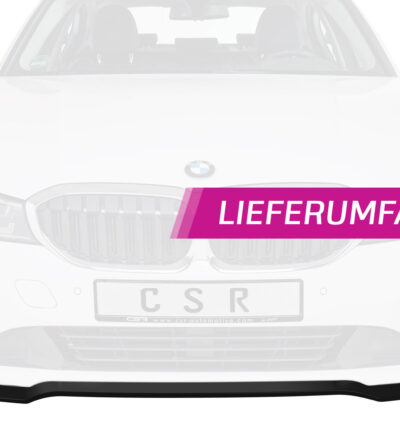 Lame de parechoc avant pour BMW Série 3 G20 / G21 berline / break (finition de base et Advantage) (depuis 03/2019) - Fabriqué en ABS (6 finitions au choix)