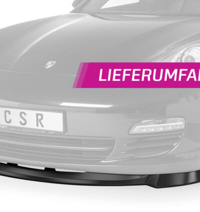 Lame de parechoc avant pour Porsche Panamera 970 (1. Generation) toutes carrosseries préfacelift (2009-07/2013) - Fabriqué en ABS (6 finitions au choix)