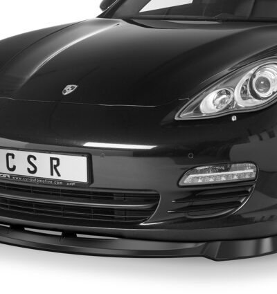 Lame de parechoc avant pour Porsche Panamera 970 (1. Generation) toutes carrosseries préfacelift (2009-07/2013) - Fabriqué en ABS (6 finitions au choix)