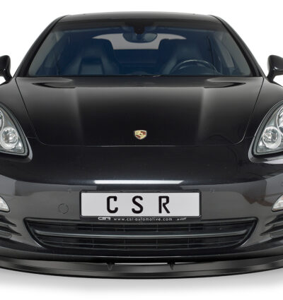 Lame de parechoc avant pour Porsche Panamera 970 (1. Generation) toutes carrosseries préfacelift (2009-07/2013) - Fabriqué en ABS (6 finitions au choix)