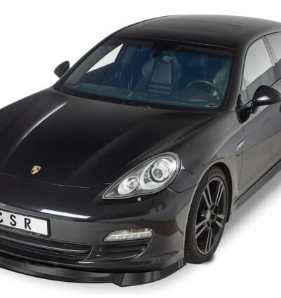 Lame de parechoc avant pour Porsche Panamera 970 (1. Generation) toutes carrosseries préfacelift (2009-07/2013) - Fabriqué en ABS (6 finitions au choix)