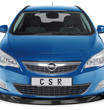 Lame de parechoc avant pour Opel Astra J sauf OPC (2009-09/2012) - Fabriqué en ABS (6 finitions au choix)