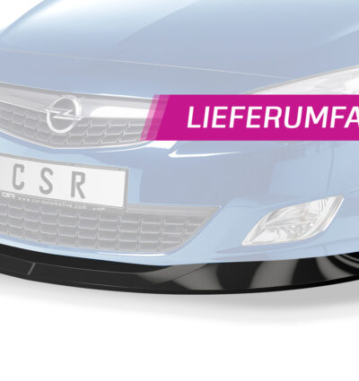 Lame de parechoc avant pour Opel Astra J sauf OPC (2009-09/2012) - Fabriqué en ABS (6 finitions au choix)