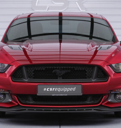 Lame de parechoc avant pour Ford Mustang VI toutes carrosseries (2014-08/2017) - Fabriqué en ABS (6 finitions au choix)