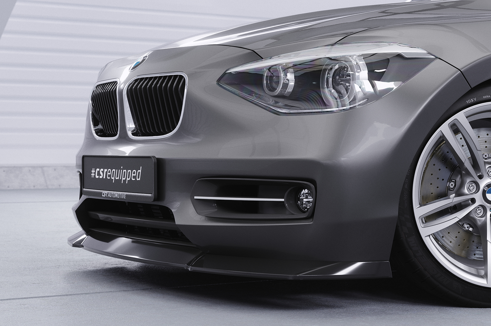 Lame de parechoc avant pour BMW Série 1 F20 / F21 toutes carrosseries préfacelift (06/2011-03/2015) - Fabriqué en ABS (6 finitions au choix)