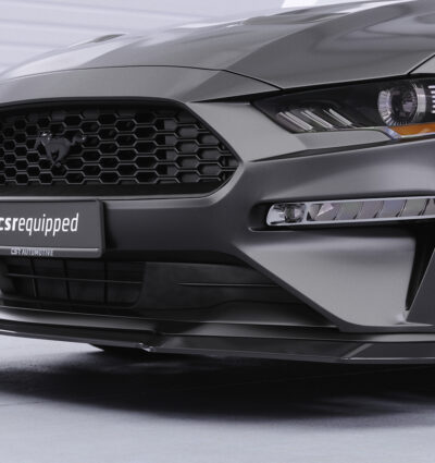 Lame de parechoc avant pour Ford Mustang VI facelift (depuis 08/2017) - Fabriqué en ABS (6 finitions au choix)