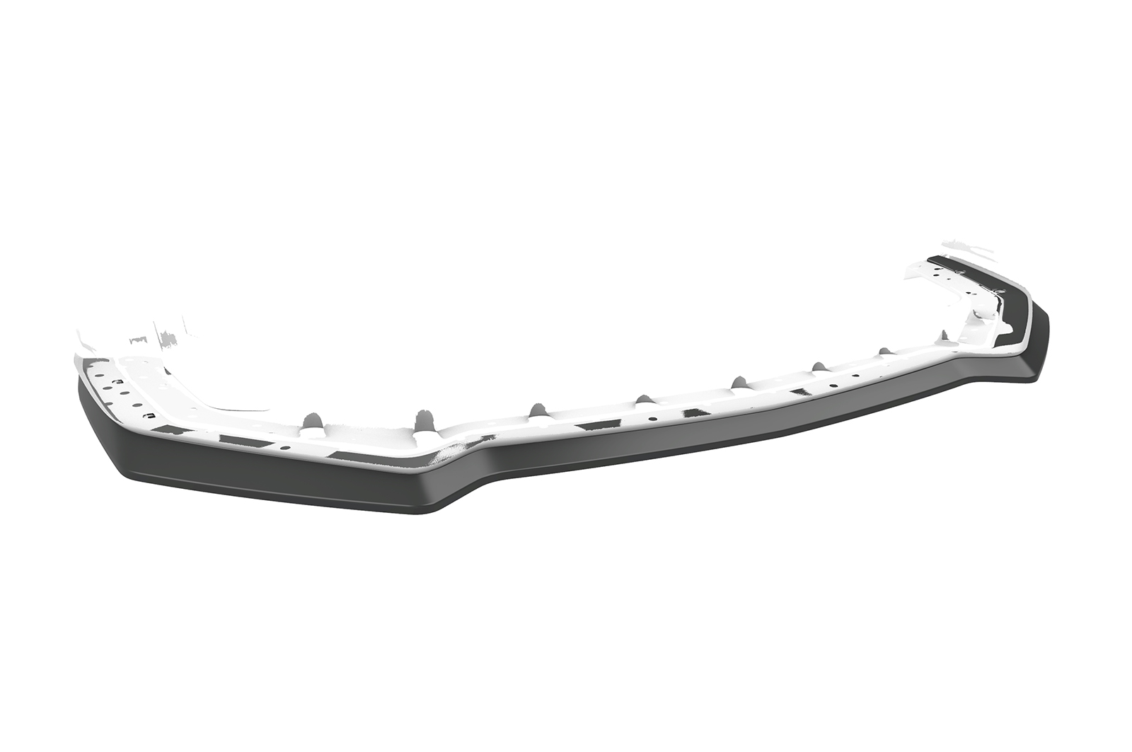 Lame de parechoc avant pour Ford Mustang VI facelift (depuis 08/2017) - Fabriqué en ABS (6 finitions au choix)