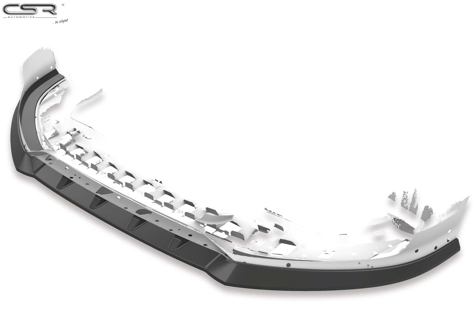 Lame de parechoc avant pour Audi A3 8V / S3 8V cabriolet / berline S-Line préfacelift (2013-2016) - Fabriqué en ABS (6 finitions au choix)