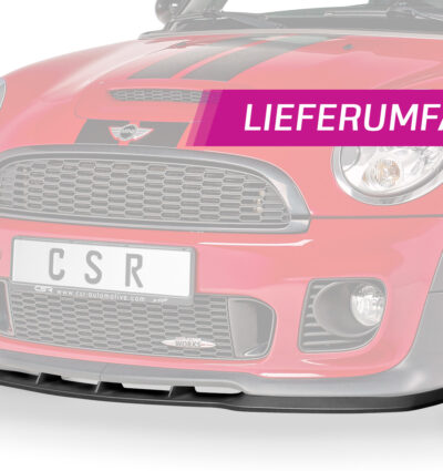 Lame de parechoc avant pour Mini John Cooper Works R56 2. Generation (09/2006-11/2013) - Fabriqué en ABS (6 finitions au choix)