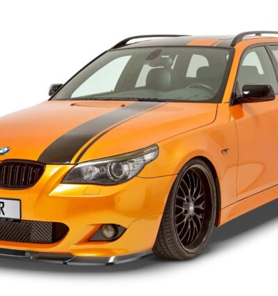 Lame de parechoc avant pour BMW Série 5 E60 / E61 avec Pack M (06/2003-05/2010) - Fabriqué en ABS (6 finitions au choix)