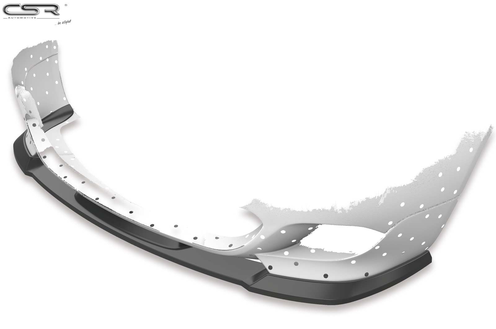 Lame de parechoc avant pour BMW Série 5 E60 / E61 avec Pack M (06/2003-05/2010) - Fabriqué en ABS (6 finitions au choix)