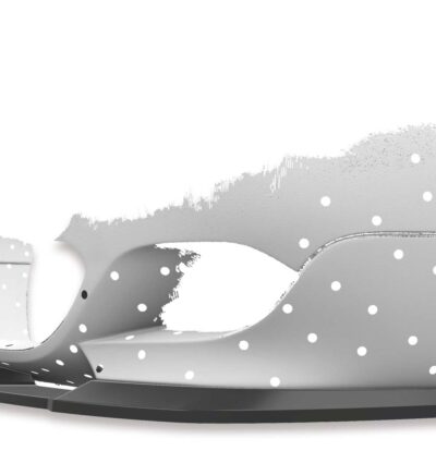 Lame de parechoc avant pour BMW Série 5 E60 / E61 avec Pack M (06/2003-05/2010) - Fabriqué en ABS (6 finitions au choix)