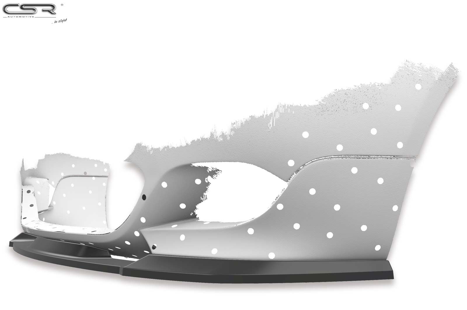 Lame de parechoc avant pour BMW Série 5 E60 / E61 avec Pack M (06/2003-05/2010) - Fabriqué en ABS (6 finitions au choix)