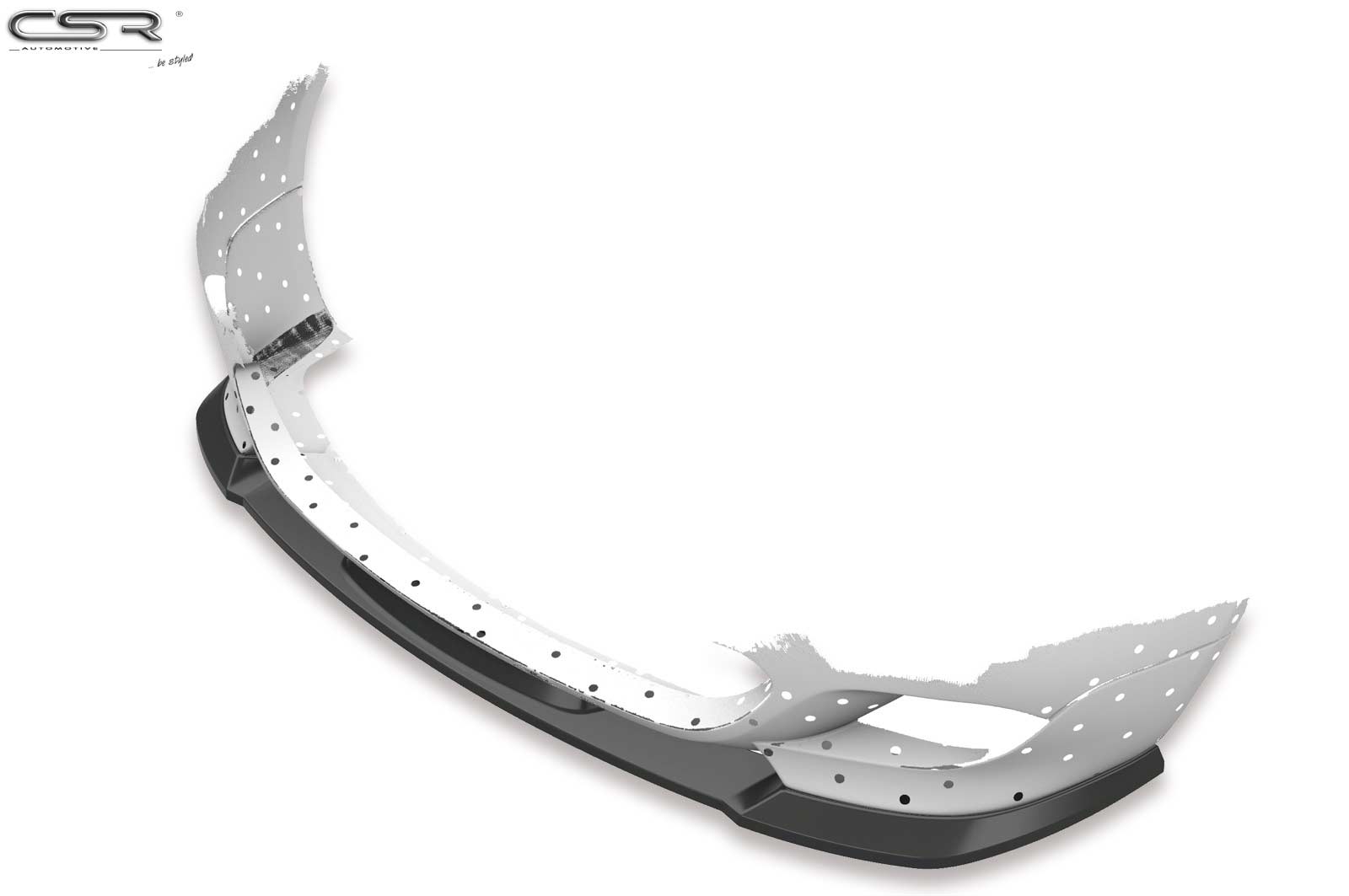 Lame de parechoc avant pour BMW Série 5 E60 / E61 avec Pack M (06/2003-05/2010) - Fabriqué en ABS (6 finitions au choix)